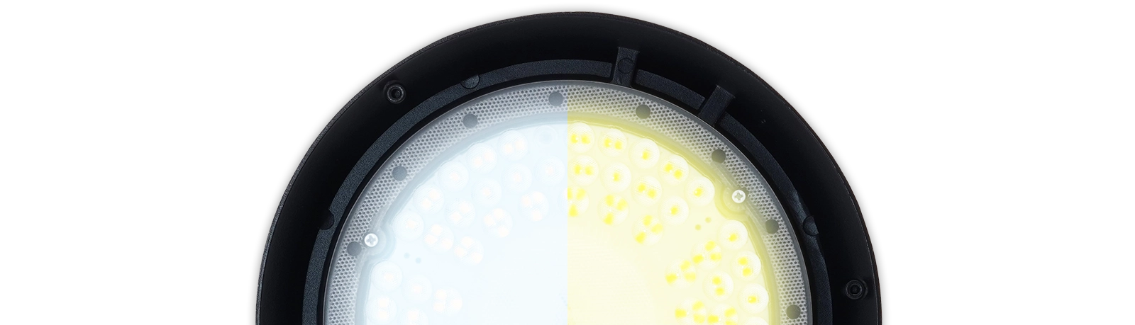 Banner pokazujący różne barwy światła