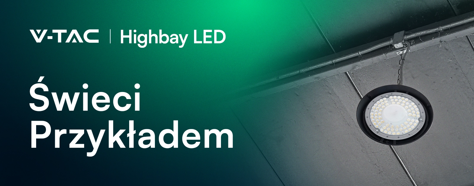 Oprawa Highbay w użyciu w magazynie